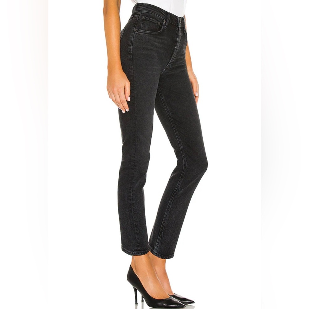 AGOLDE ‘Riley’ high rise crop jeans - Picture 2 of 15